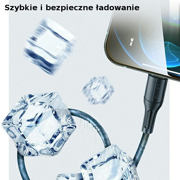 USAMS Kabel U68 microUSB 2A Fast Charge 1m modrý / modrý SJ502USB03 (US-SJ502)