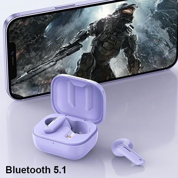 AWEI kopfhörer Bluetooth 5.1 T36 TWS + Dockingstation lila/violett