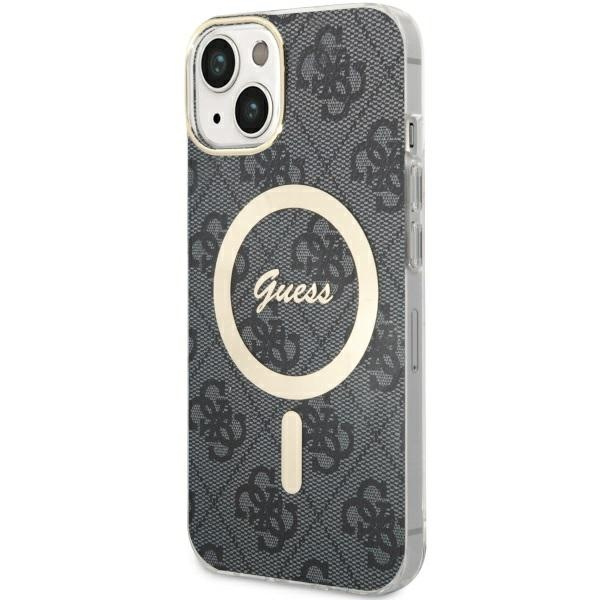 Coque Guess GUHMP14SH4STK iPhone 14 6.1" noir/noircase 4G MagSafe Case
