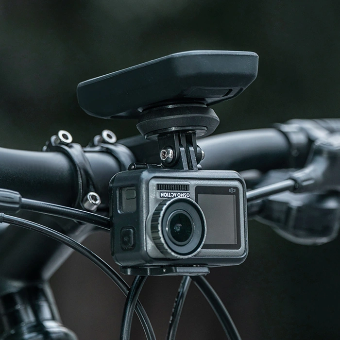 Uchwyt rowerowy Wozinsky WUG-01B na licznik Garmin na kierownicę na kamerkę lampkę - czarny