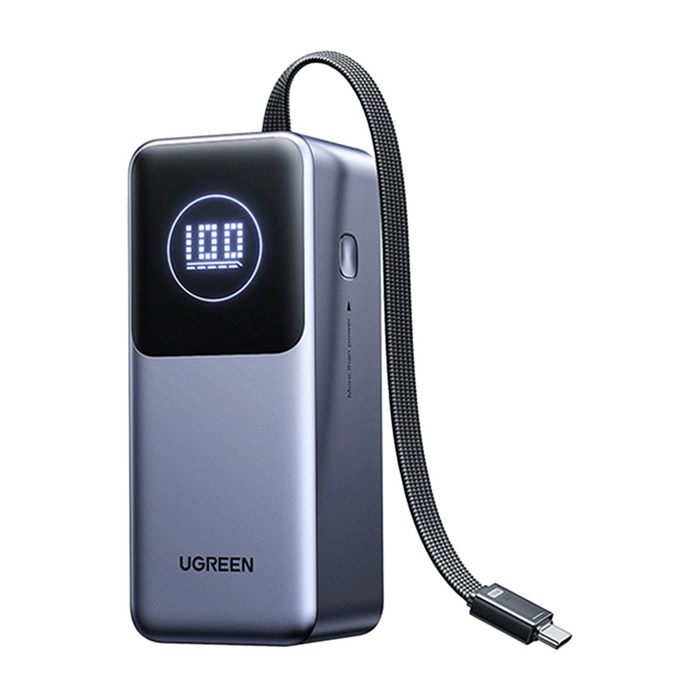 Powerbank 20000mAh Ugreen PB723, USB 2x USB-C, 130W (grau)