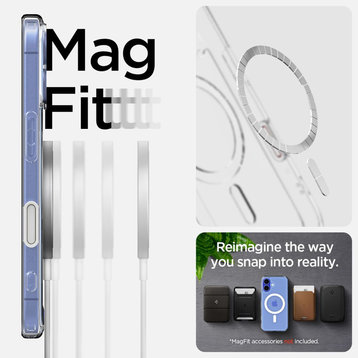 Coque Spigen Ultra Hybrid Mag MagSafe IPhone "T" 16 BLANC