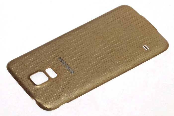 Dvířka baterie SAMSUNG Galaxy S5 zlatá třída A