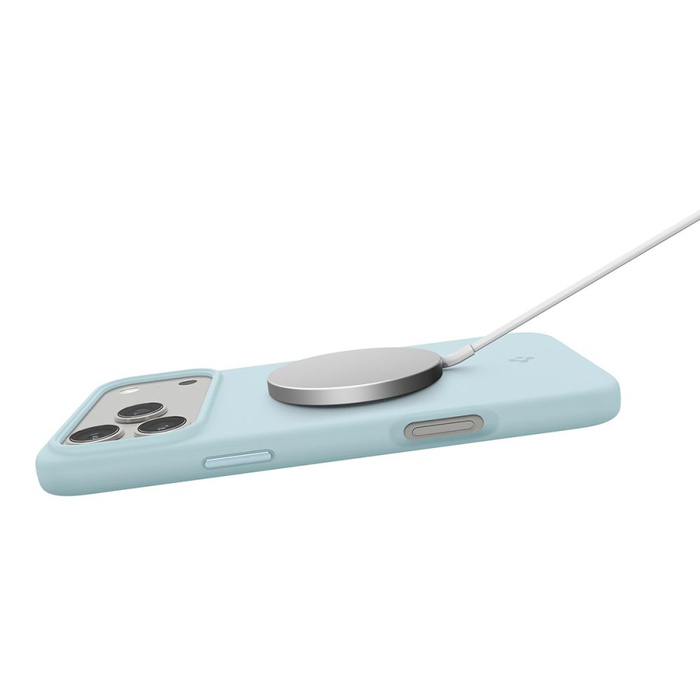 Case Spigen IPhone 17 PRO MAX SILICONE FIT Mag MagSafe MUTE BLUE