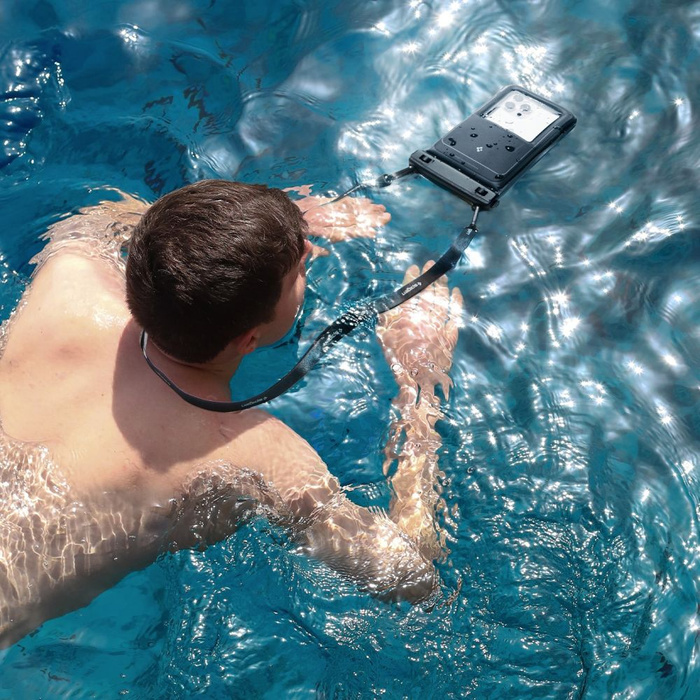 Case Spigen A611P Universal Waterproof Float Cas 2-PACK MATTE Black