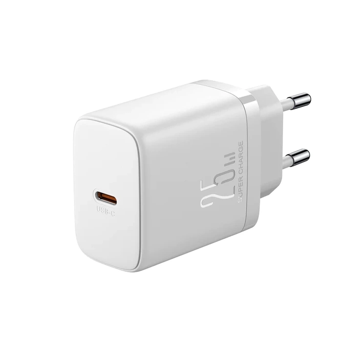 Chargeur rapide Joyroom JR-TCF11 d'une puissance allant jusqu'à 25W - blanc