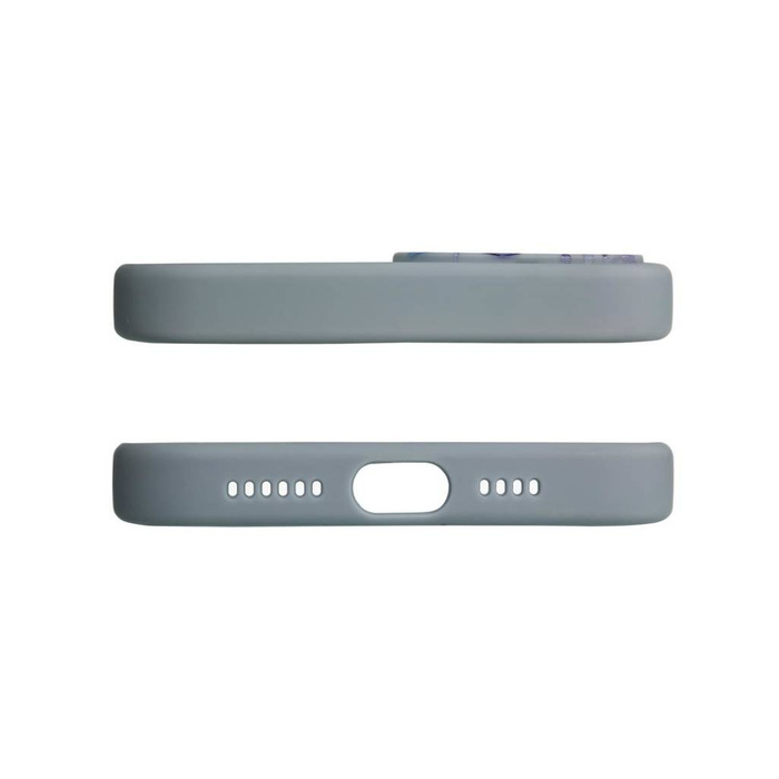 Coque design pour iPhone 12 Pro Max coque fleur bleu foncé