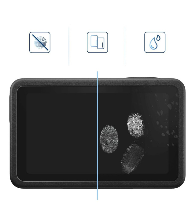 SZKŁO HARTOWANE TECH-PROTECT GLASS FIT+ 2-SET DJI OSMO ACTION 5 PRO CLEAR