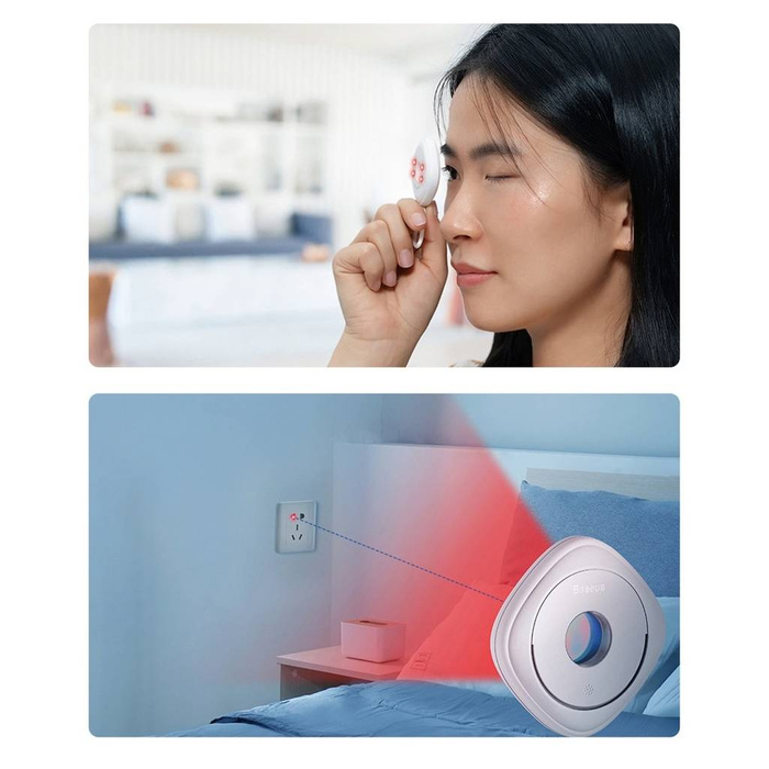 Baseus Heyo Camera Detector White（With Simple charging cable USB to Type-C 0.3m White)