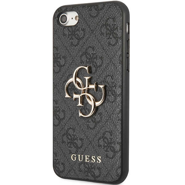 Cover Guess GUHCI84GMGGR iPhone 7/8/SE 2020/ 2022 grigio/grigio durocase 4G Big Metal Logo Case