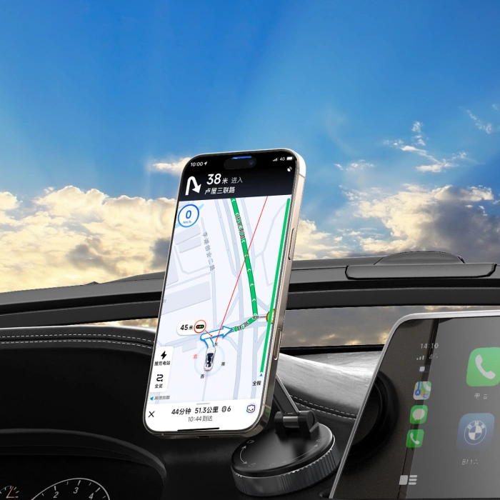 Uchwyt samochodowy Wozinsky WUSM-01 magnetyczny na deskę rozdzielczą/szybę - czarny