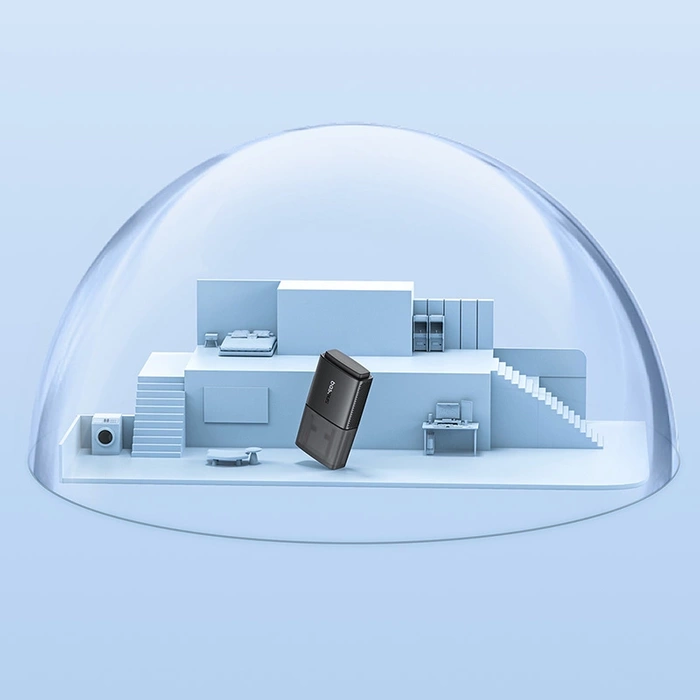 Baseus BS-OH169 300Mb/s USB síťová karta - černá