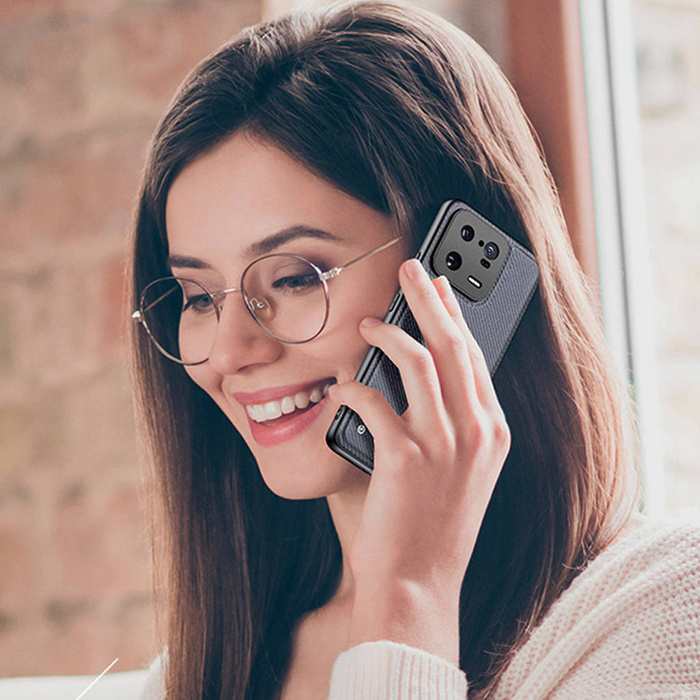 Obal Dux Ducis Fino obal pro Xiaomi 13 Pro pouzdro se silikonovým rámem šedé Case