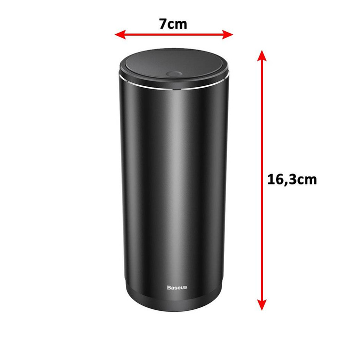 Baseus Gentleman Style Vehicle-mounted Trash Can Black (CRLJT-01)