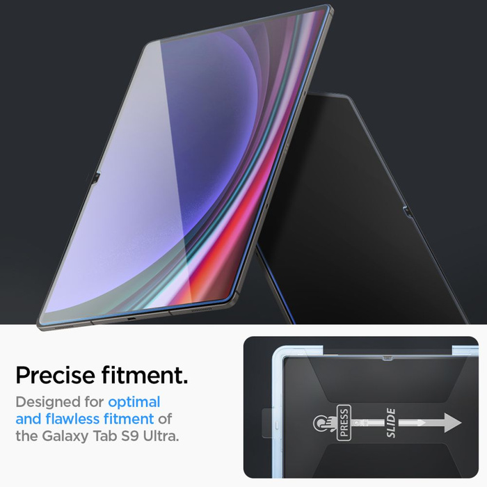 Tempered Glass Spigen Glas.tr "ez Fit" Galaxy Tab S9 Ultra 14.6 X910 / X916B Klar