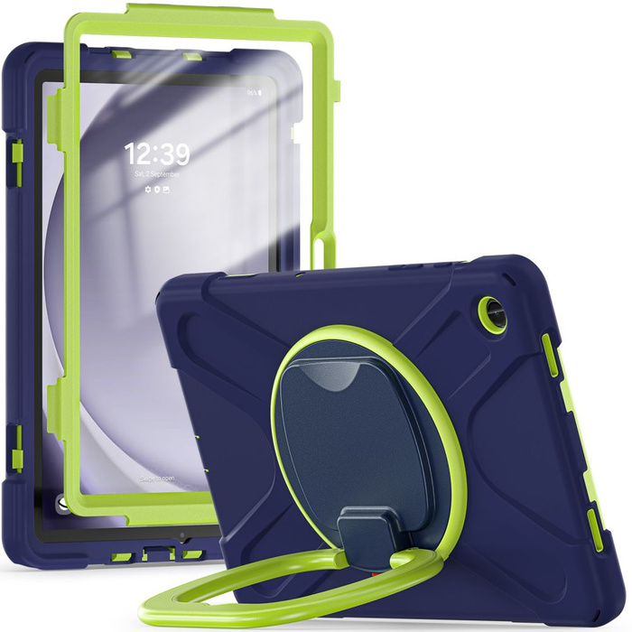Case Tech-protect X-armor Samsung Galaxy Tab A9+ Plus 11.0 X210 / X215 / X216 Navy Lime Case