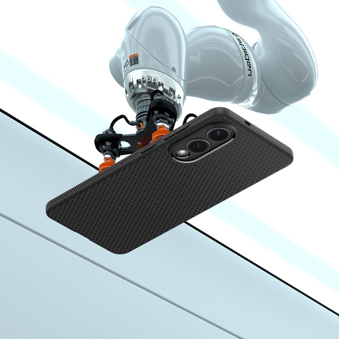 Coque Spigen Liquid Air Galaxy S25 Edge Noir Mat