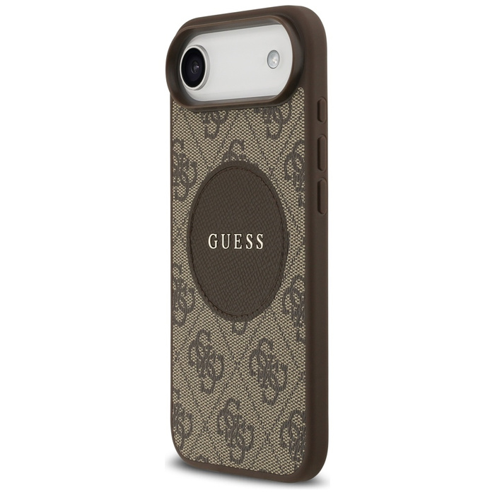Etui Guess 4G Circle Classic Logo        MagSafe do iPhone Air brązowy
