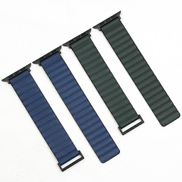 Beline pasek Apple Watch Magnetic Pro38/40/41mm czarno/zielony  black/green box