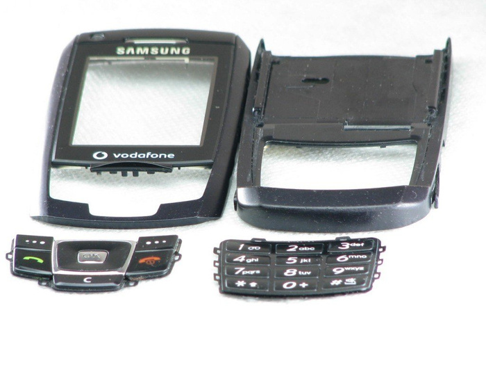 Case SAMSUNG Z720 Complete Original Grade B Black