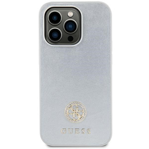 Guess GUHCP15MPS4DGPS iPhone 15 Plus 6,7" argento/argento rigidocase Strass Metal Logo