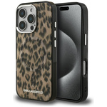 Etui Karl Lagerfeld iPhone 16 Pro IML Leopard Pattern MagSafe Brązowy