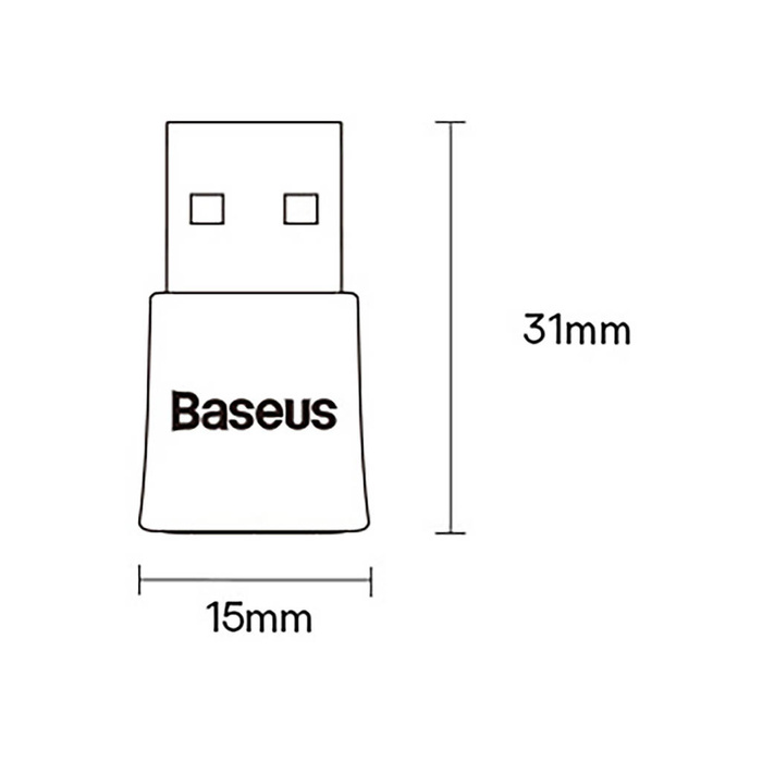 Adaptateur USB Bluetooth Baseus BA07 - noir