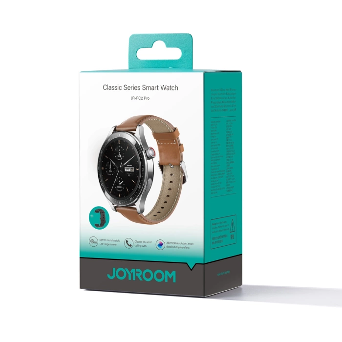 Joyroom Classic Series JR-FC2 Pro Smartwatch mit Anrufannahmefunktion – Silber