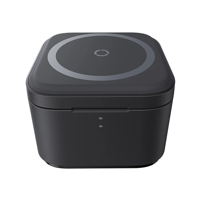 Baseus MagPro 3in1 25W MagSafe kompatibles induktives Ladegerät für Telefon und Smartwatch - Schwarz