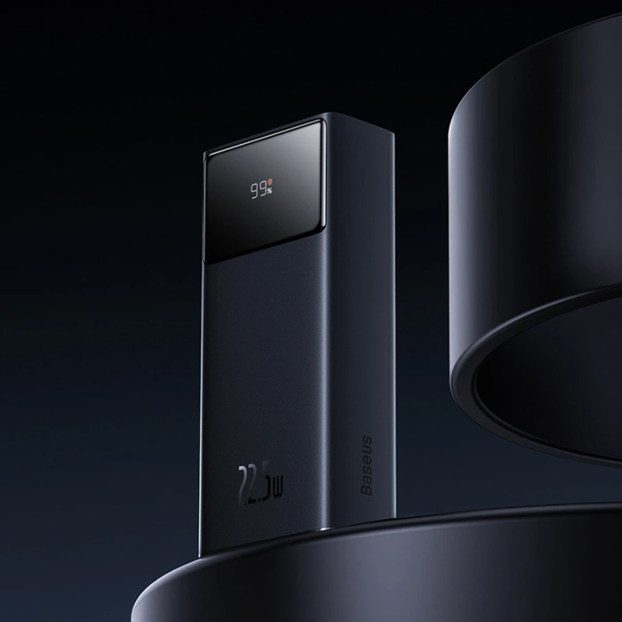 Powerbank Baseus EnerFill FP41 30000mAh 22.5W z kablem Baseus Simple USB-A - USB-C 3A 30cm - czarny