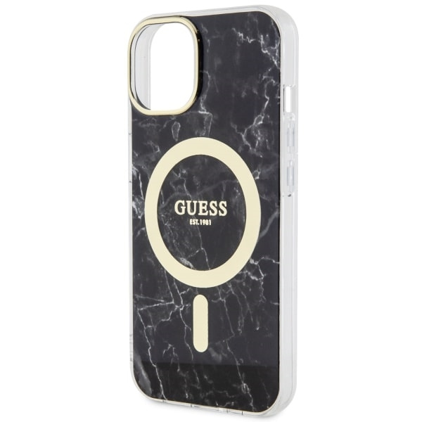 Funda Guess GUHMP14MPCUMAK iPhone 14 Plus 6.7" negro/negro durocase Mármol MagSafe Case