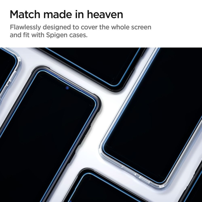 Tempered Glass Spigen Glas.tr "ez Fit" 2er-Pack Samsung Galaxy S24+ Plus Klar