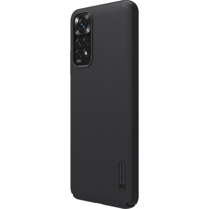Nillkin Super Frosted Shield wytrzymałe etui pokrowiec Xiaomi Redmi Note 11T 5G / Note 11S 5G / Note 11 5G (China) / Poco M4 Pro 5G czarny