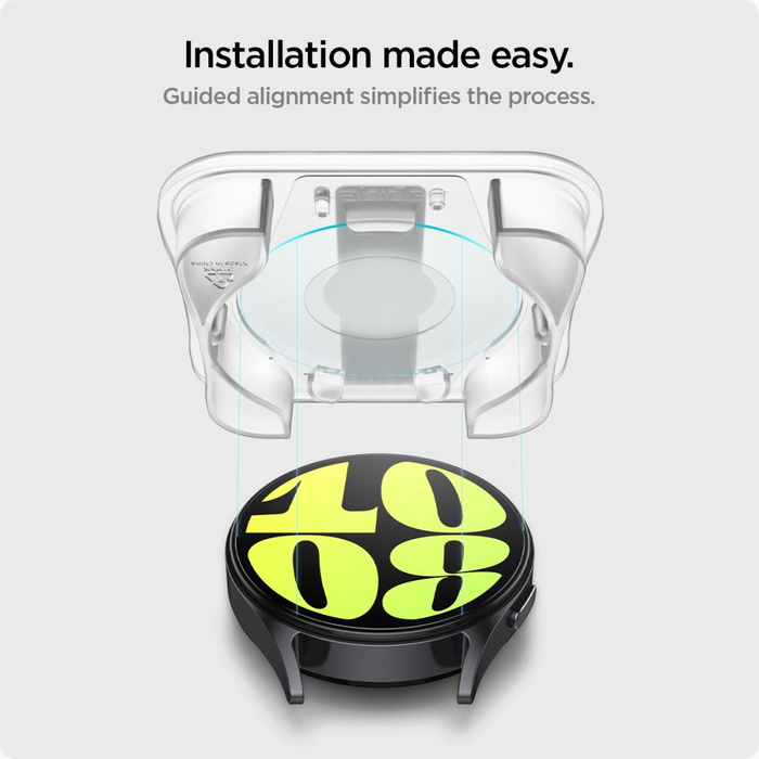 Tempered Glass Spigen GLAS.TR "EZ-FIT" 2-PACK Galaxy Watch 7 (44 MM) CLEAR