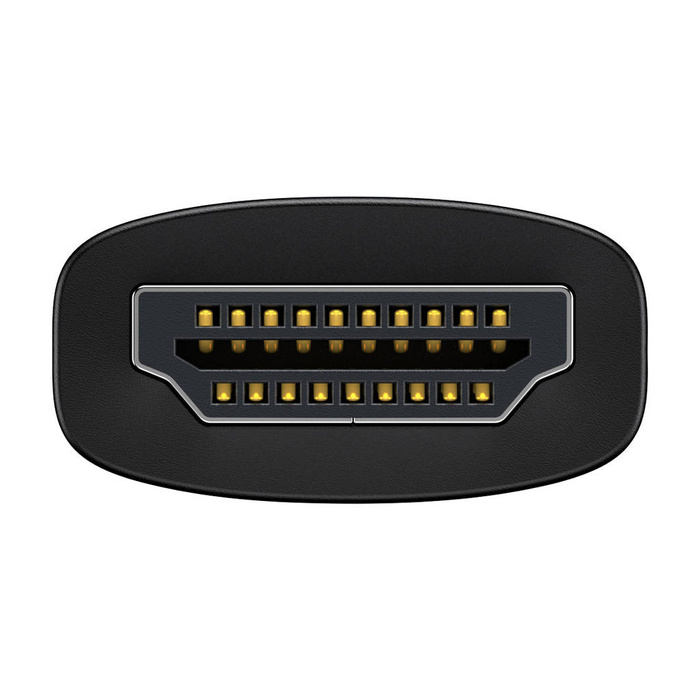 Adaptador de enchufe Baseus Lite Series HDMI a VGA + mini jack 3.5mm / fuente de alimentación micro USB negro (WKQX010101)