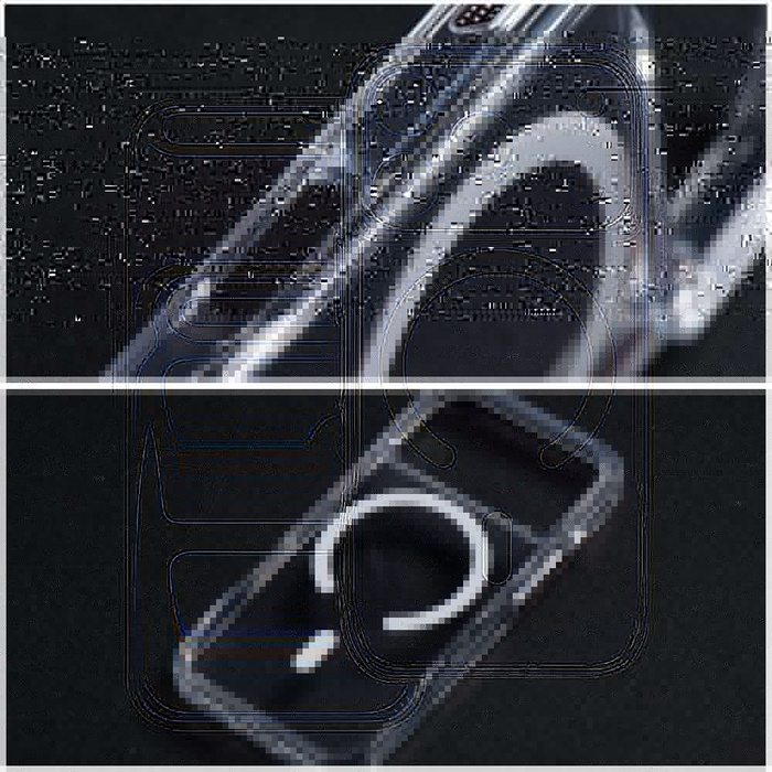 ROAR futerał SLIM DEFENDER kompatybilny z MagSafe do IPHONE 17 Pro Max transparentny