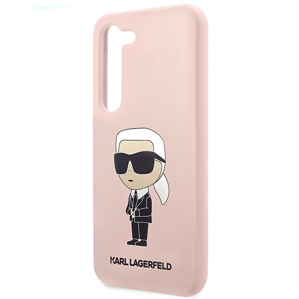 Obal Karl Lagerfeld Silicone Nft Ikonik - Obal Samsung Galaxy S23 Plus (růžový) Case