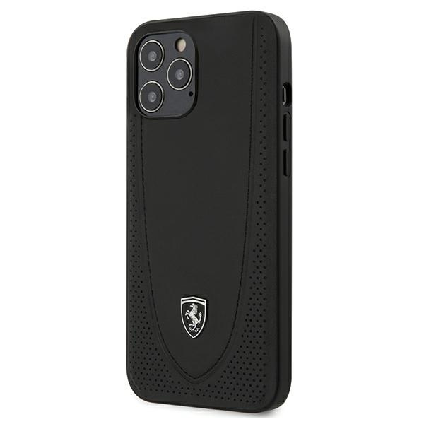 Case FERRARI Apple iPhone 12 Pro Max 6.7 Off Track Perforated FEOGOHCP12LBK Black Hardcase