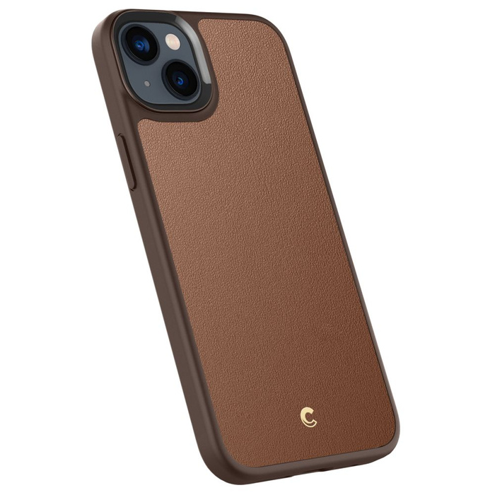 Funda Spigen IPhone 14 PLUS CYRILL KAJUK Mag MagSafe SILLA MARRÓN