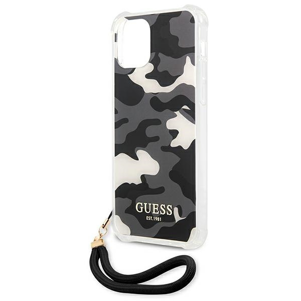 Cover GUESS Apple iPhone 12 Pro Max Camo Collection Black Hardcase