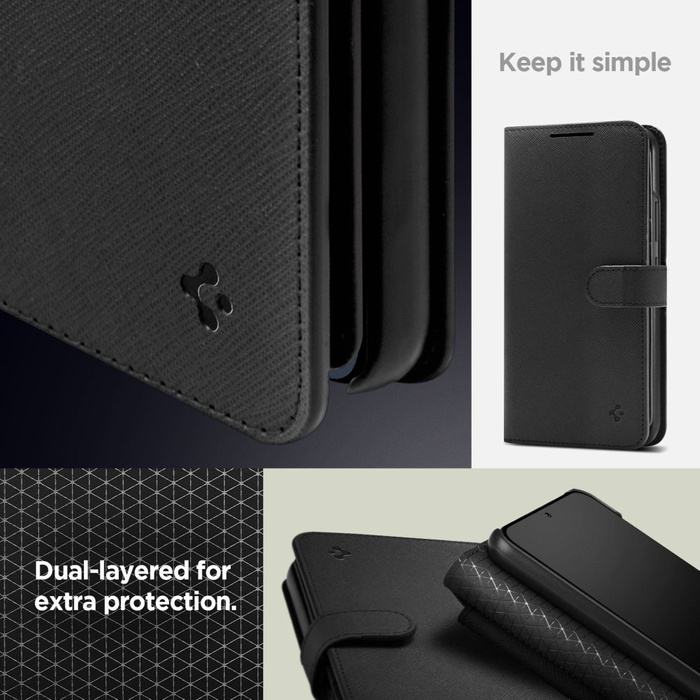 Case Spigen Wallet "s" Plus Galaxy A54 5G Black