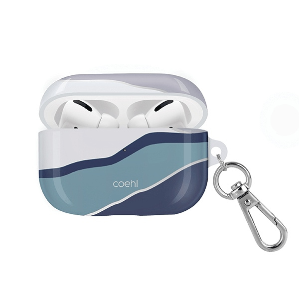 Uniq Hülle Coehl Ciel AirPods Pro blau / dämmerungsblau
