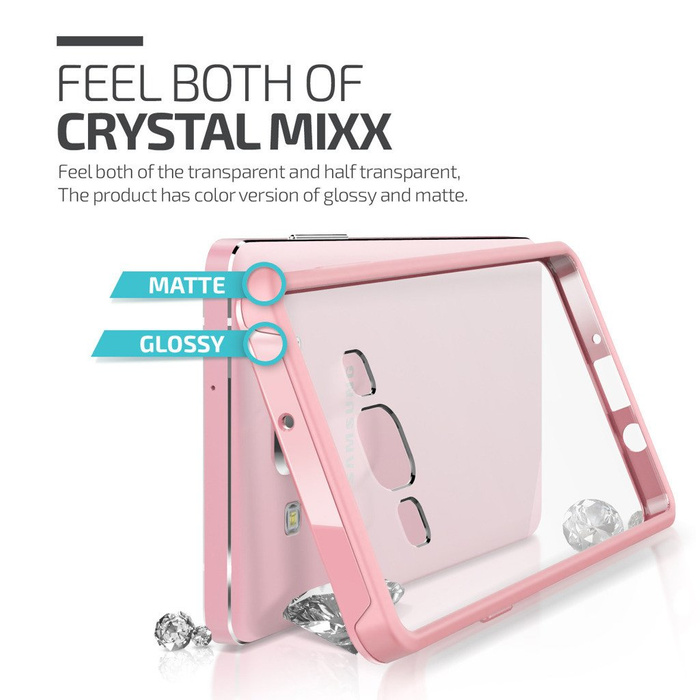 Coque Samsung Galaxy A7 VERUS Crystal Mixx Baby Pink As Spigen SGP Cover