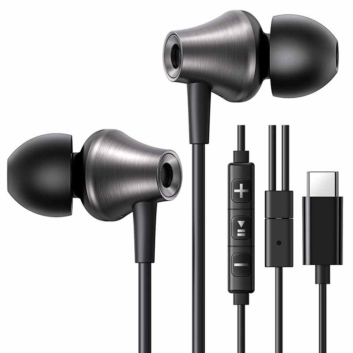 Headphones in-ear Ugreen 3.5mm EP105 (black)