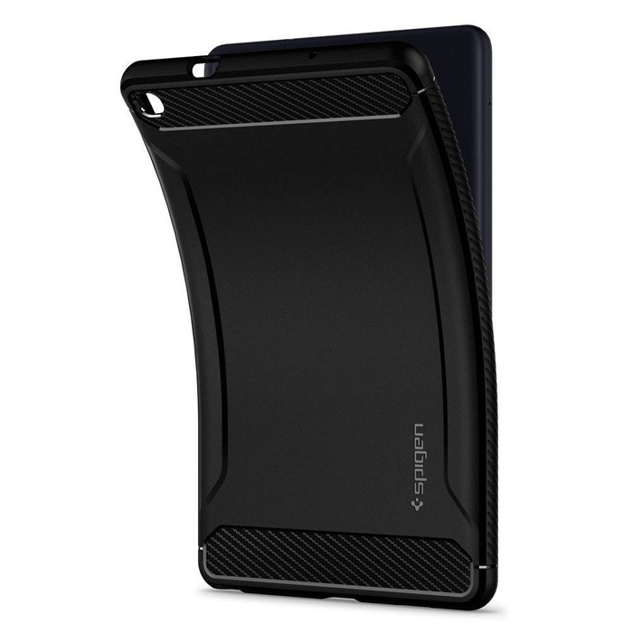 Cover SPIGEN Rugged Armor Galaxy Tab A 8.0 S-Pen 2019 P200/P205 Custodia nera opaca
