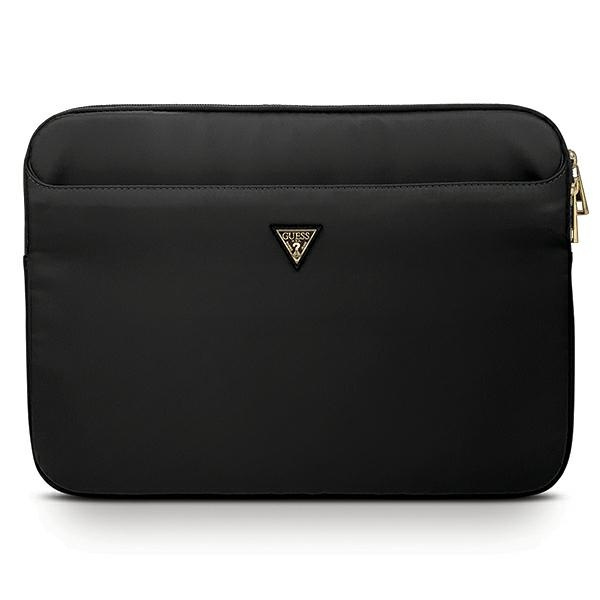 Torba GUESS Laptop 13 Sleeve Nylon Triangle Logo GUCS13NTMLBK Czarny