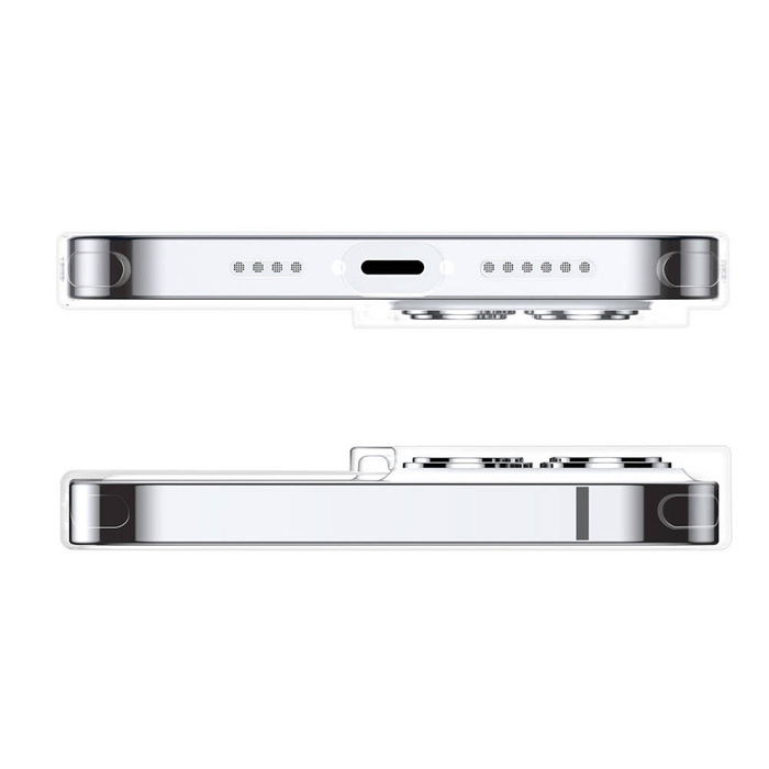 Baseus Simple Series Custodia trasparente Custodia in gel iPhone 13 Pro Max trasparente (ARAJ000202)