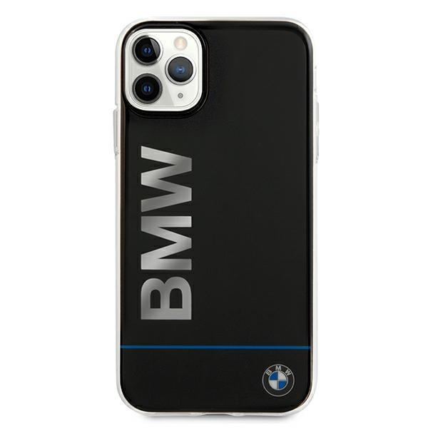 Cover BMW Apple iPhone 11 Pro Signature Logo stampato Nero Hardcase