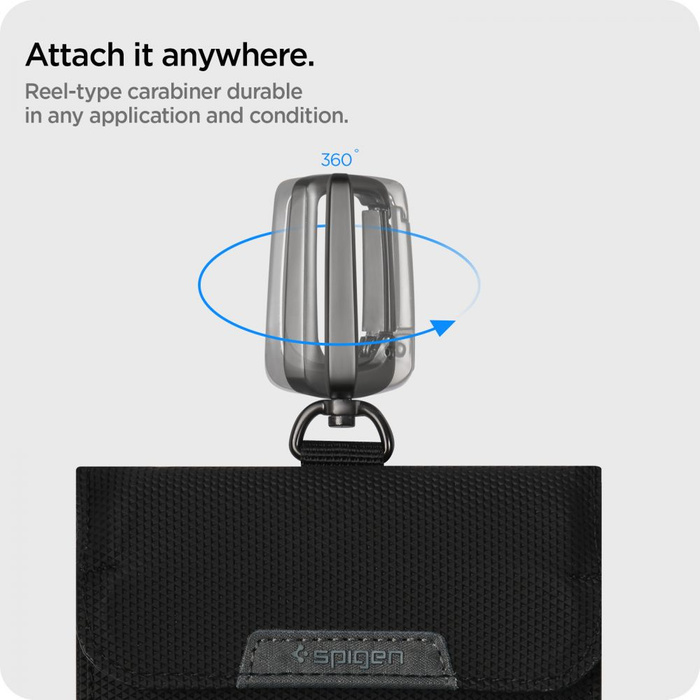 Jaula Faraday Spigen Bolsa Rfid Bloqueador de Señal Negro