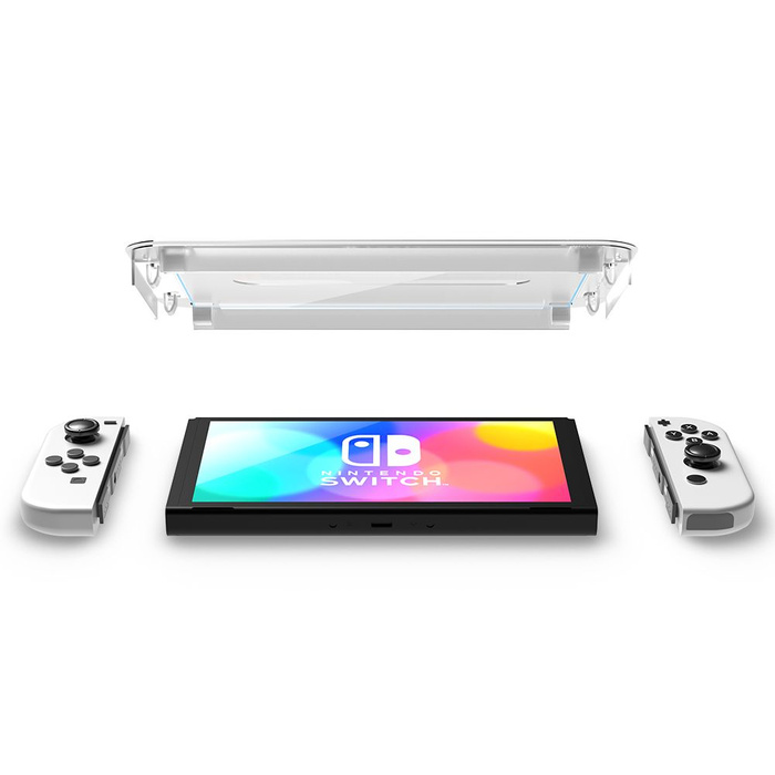 Tempered Glass Spigen Nintendo Switch Oled Glas.Tr "ez Fit" 2er-Pack